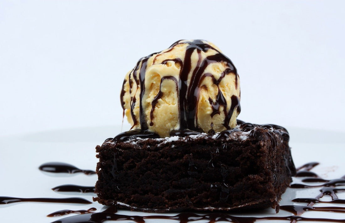 Moelleux au chocolat accompagné d'une glace à la vanille - Vanillia