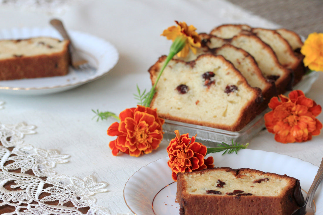 Cake aux cranberries et à la vanille - Vanillia